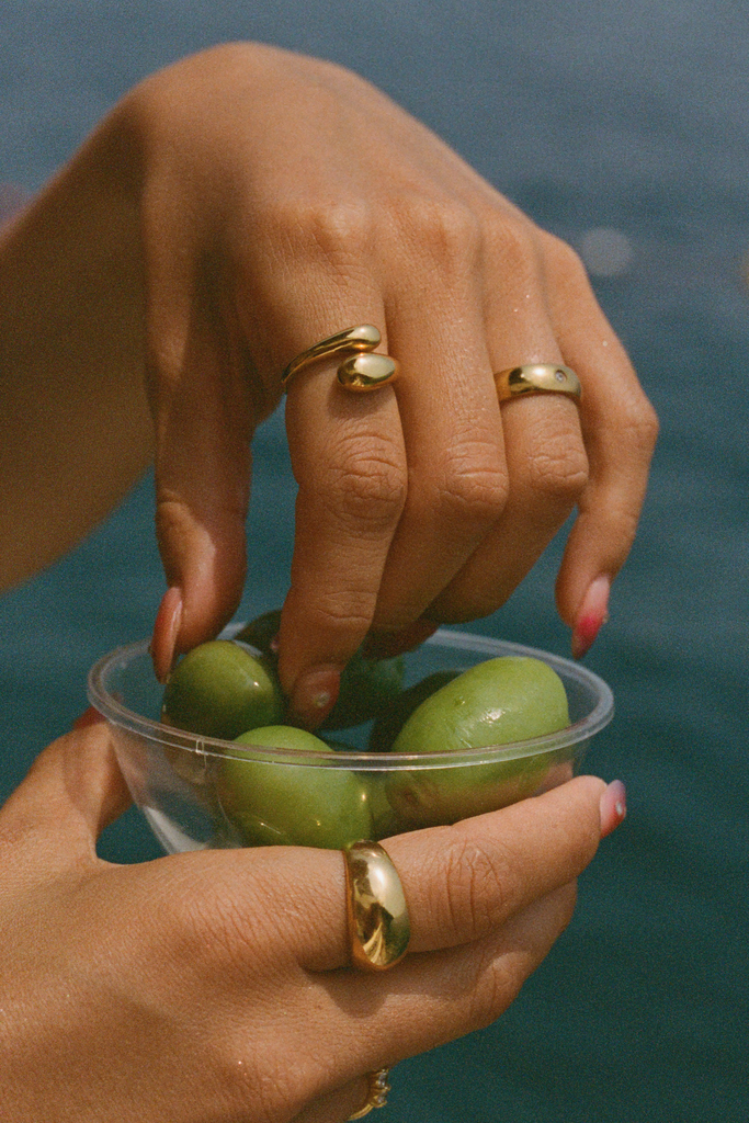 Bague Double Dôme - Or