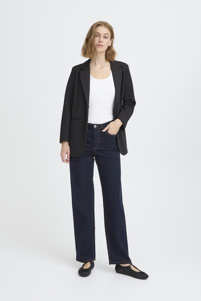 Jeans Wiggy Straight Long - Dark Blue