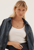 Ensemble de bagues Curves - Argent