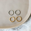 Boucles d'oreilles Petits Hoops - Or