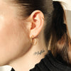 Boucles d'oreilles Grands Hoops - Or