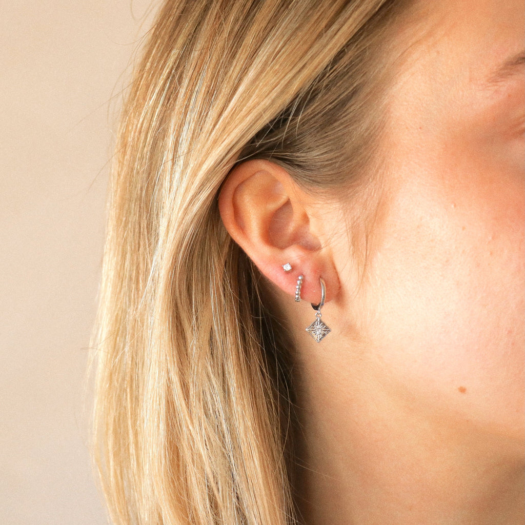 Boucles d'oreilles Telha- Argent