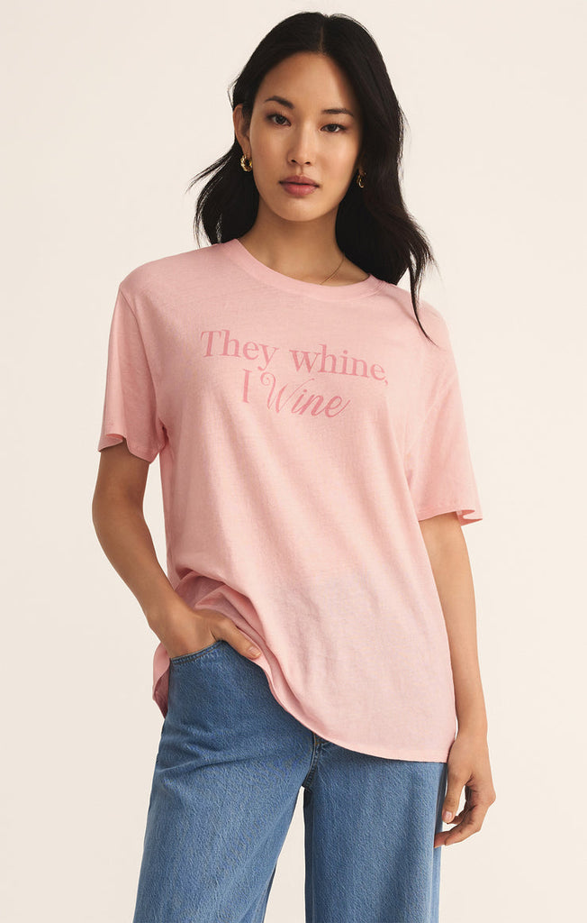 T-shirt Boyfriend Wine