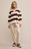 Chandail Rugby Henley - Sandalwood