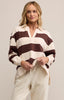 Chandail Rugby Henley - Sandalwood