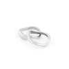 Ensemble de bagues Curves - Argent