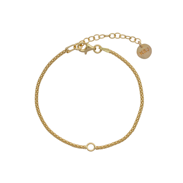 Bracelet avec anneau - Or