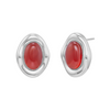 Boucles d'oreilles Bordeaux - Argent