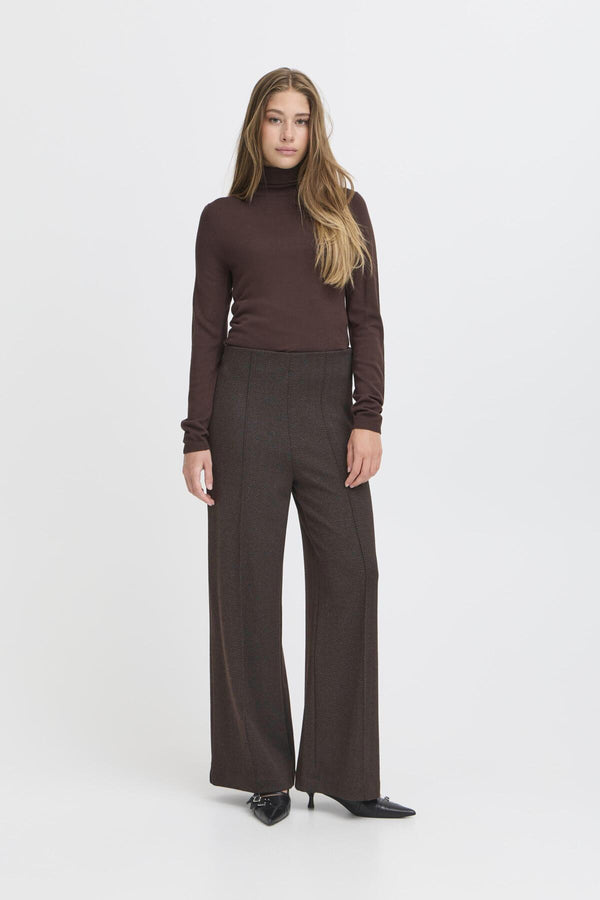 Pantalon Kate Jacquard - Moka