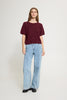 Tricot Kamara SS - Burgundy