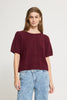 Tricot Kamara SS - Burgundy
