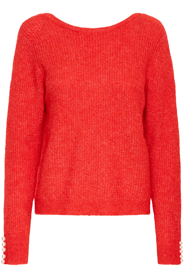 Tricot Kamara  LS - Rouge