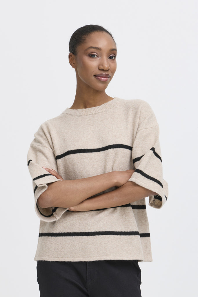 Tricot Dasila - Ligné Beige