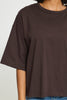 T-shirt Palmer Loose - Brun