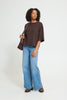 T-shirt Palmer Loose - Brun