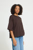 T-shirt Palmer Loose - Brun