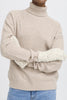 Mitaines Line - Almond