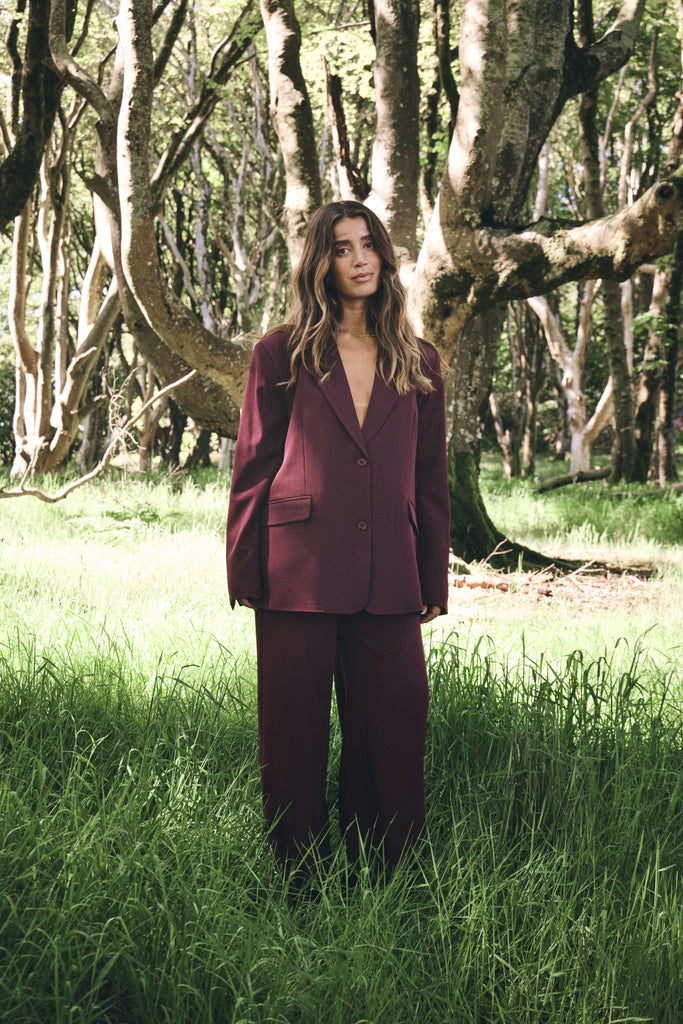 Veston Fava - Burgundy