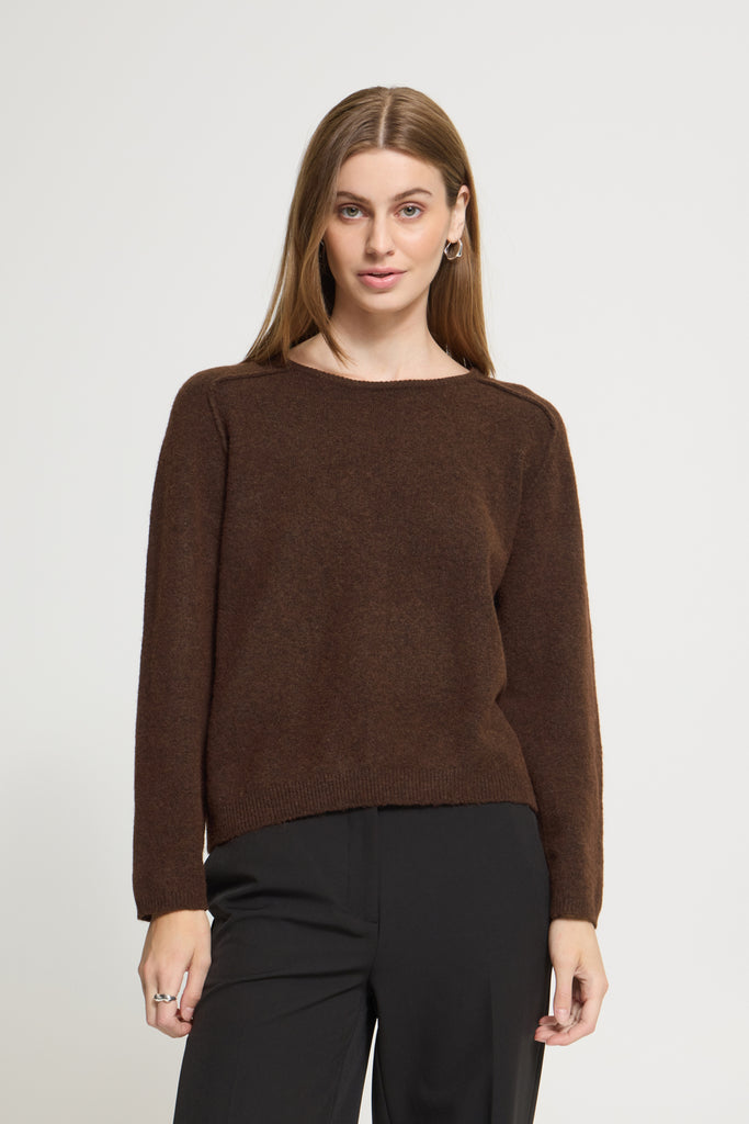 Tricot Dasila LS - Coffee