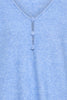 Tricot Dasila V-Neck - Bleu