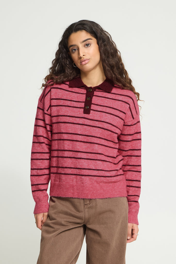 Tricot Polo Sage