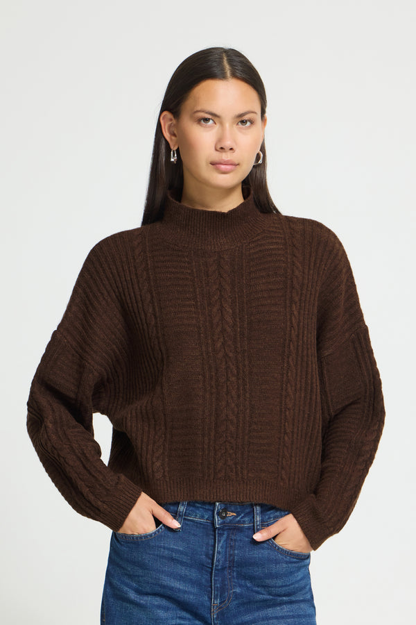 Tricot Mylle - Brun