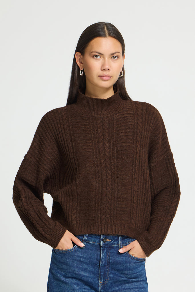 Tricot Mylle - Brun
