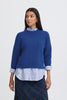 Tricot Omea Crew - Bleu