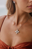 Boucles d'oreilles Fleur - Argent