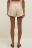 Short Perfect Linen - Custard