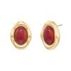 Boucles d'oreilles Bordeaux - Or