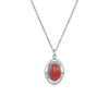Collier Bordeaux - Argent