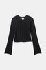 Chandail Sheer Knit - Noir