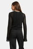 Chandail Sheer Knit - Noir