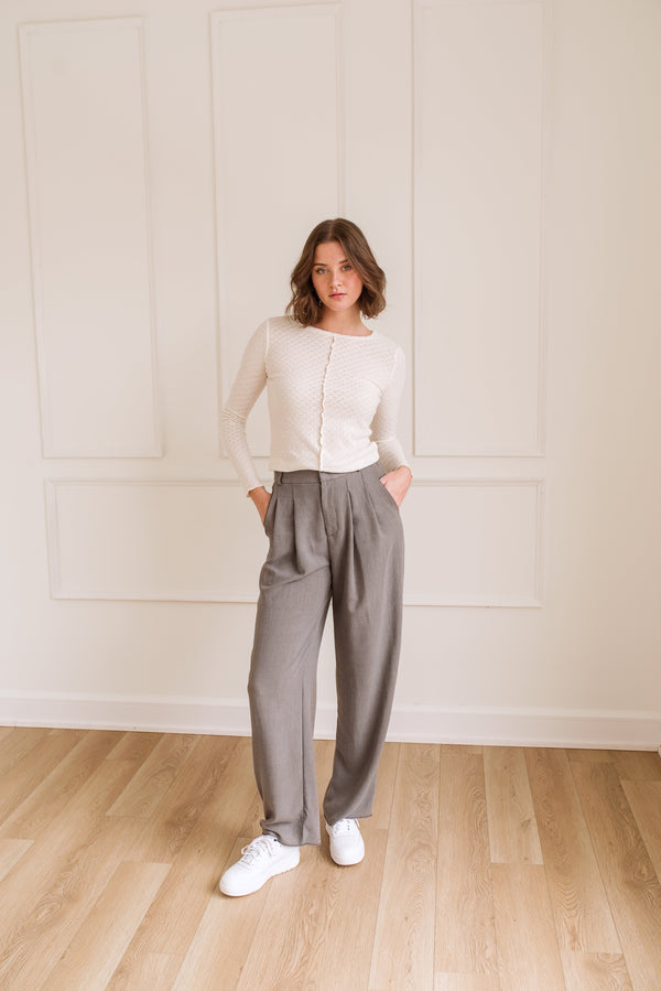 Pantalon Grace - Taupe