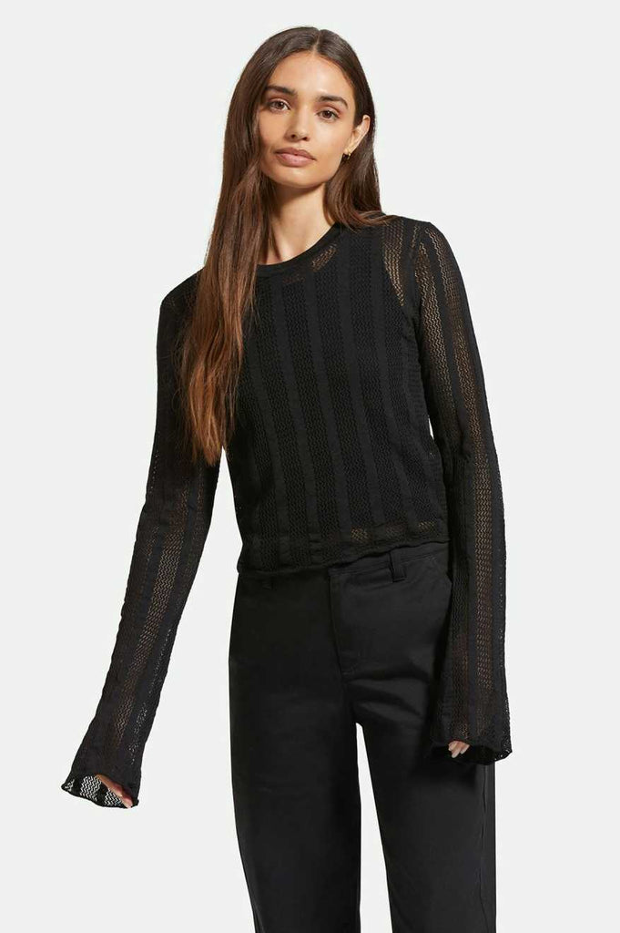 Chandail Sheer Knit - Noir