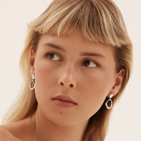 Boucles d'oreilles Nova - Argent