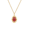 Collier Bordeaux - Or