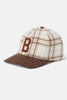 Casquette Big B - Plaid/ Brown Corduroy