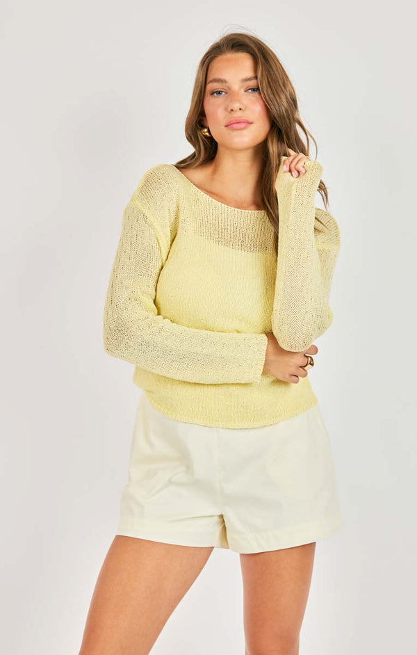 Chandail Always Here - Lemon