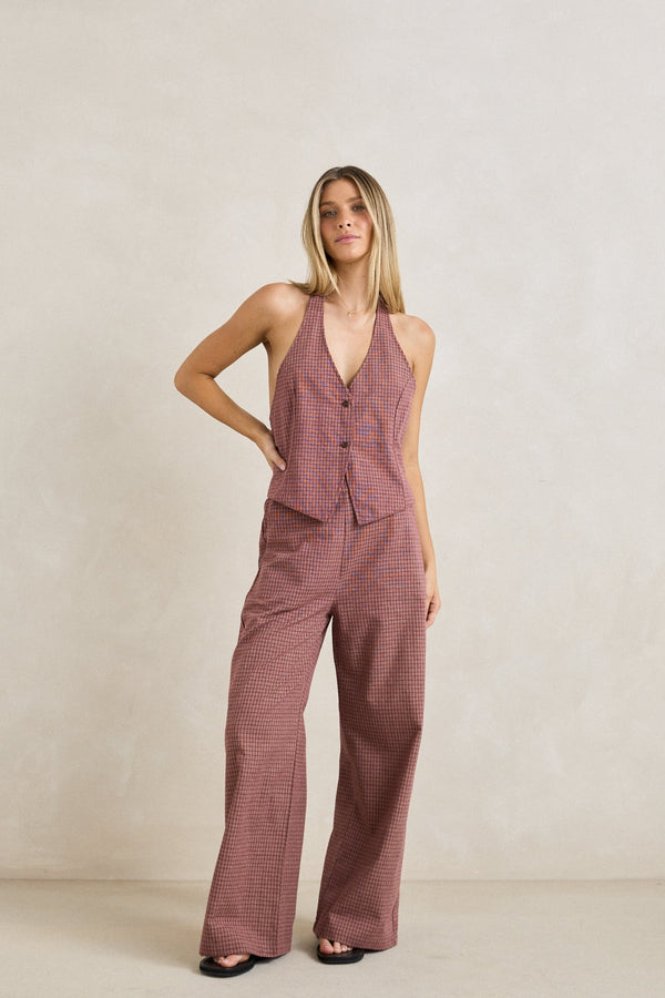 Pantalon Lucky Check
