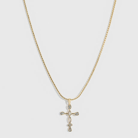 Collier Croix Céleste - Or