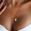 Collier Freshwater - Plaqué or