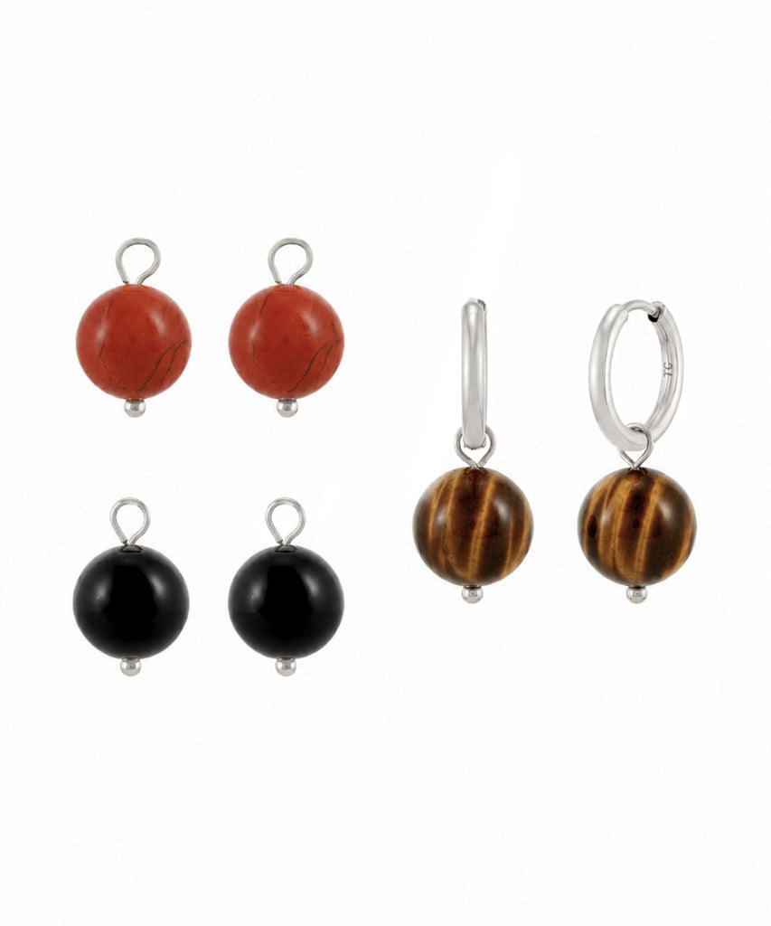 Boucles d'oreilles Elements - Argent