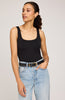 Camisole Blanche - Noir