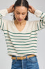 Tricot Tucker - Green Stripes