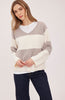 Tricot Annalise - Latte Stripe