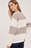 Tricot Annalise - Latte Stripe