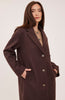 Manteau Agatha - Chocolat