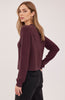Cardigan Mirabelle - Burgundy